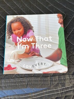 Lovevery Now That I'm Three Board Book - Pink